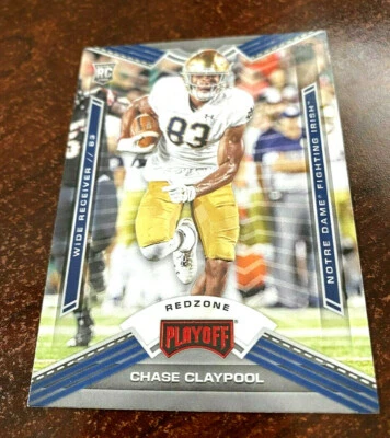 CHASE CLAYPOOL 2020 Chronicles "RED" Zone Draft Playoff RC Pittsburgh Steelers - Image 1 of 2