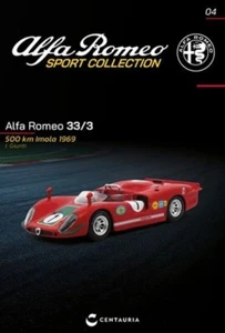 Alfa Romeo Sport Collection scala 1:43 n° 4 Alfa Romeo 33/3 - 500 km Imola 1969 - Foto 1 di 1