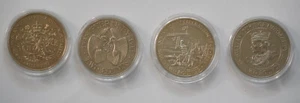 GUERNSEY 4x £2 TWO POUNDS COIN SET COLLECTION 1985 1987 1993 1995 BUNDLE - Picture 1 of 2