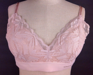 Adrienne Vittadini RN 90410 Pink Nylon Wire Free T-Shirt Bra Size 34 B