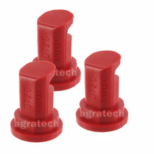 Hypro Deflectip Nozzle DT 2.0 Red 3 Pack Cooper Pegler / Berthoud Sprayer - Picture 1 of 1