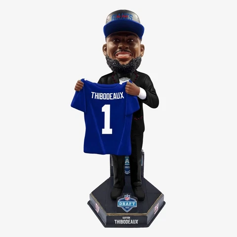 Kayvon Thibodeaux New York Giants 2022 Draft Pick No. 5 Bobblehead NFL Football Cover