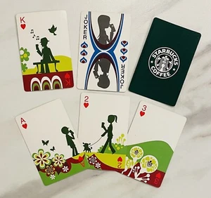 STARBUCKS Playing Cards New Sealed Rare Cards - Picture 1 of 3