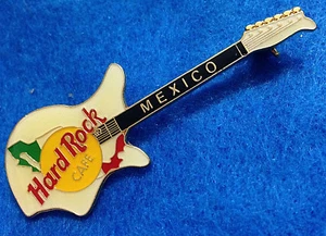 CIUDAD DE MÉXICO ESMALTE TRANSPARENTE EKO 700 4V ESMALTE BANDERA GUITARRA BLANCA Hard Rock Café PIN - Imagen 1 de 1
