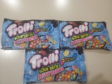 Lot 3 Bags Trolli Sour Brite Jelly Beans 14 Oz Each 5/2024