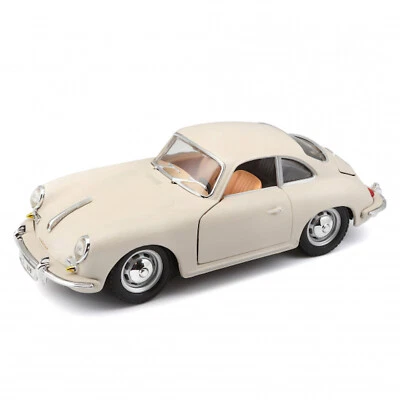 Bburago Porsche 356B Coupe 1961 (elfenbein, Maßstab 1:24) Modellauto