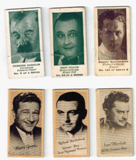 Weight Machine Movie Star Cards-1920's -1930's Male Stars Cards