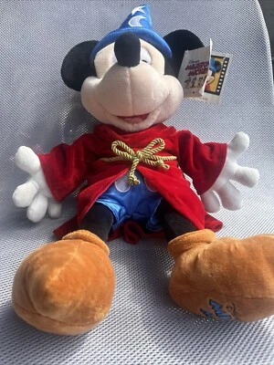 Disney's Fantasia Sorcerer Mickey Mouse Plush Mays Dept Store 27" Stuffed VTG - Image 1 of 4
