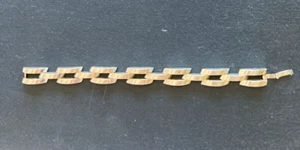 Rare Vintage Stainless Steel Bracelet Link Style 7 1/2” x 1/2” .. - Picture 1 of 10