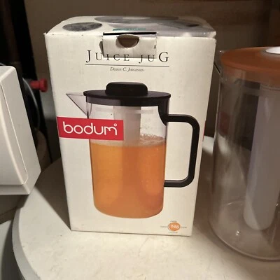 Jarro/jarro de suco Bodum 2,5 quartos com INSERÇÃO DE GELO - Novo na caixa - Imagem 1 de 3