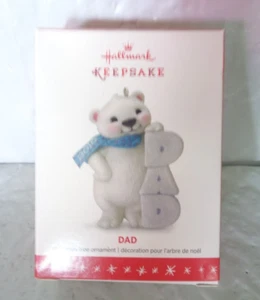 Hallmark Keepsake 2016 - adorno de papá - oso polar - Imagen 1 de 1