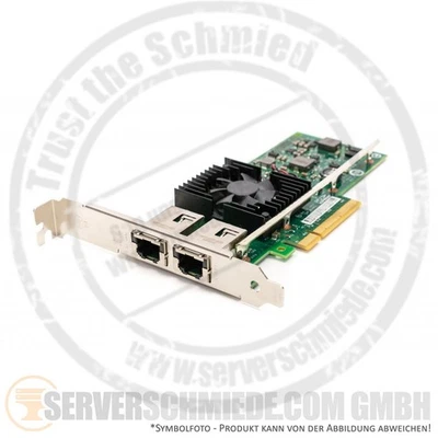Intel Dell 2x 10GbE RJ-45 Dual Port X540-T2 Converged LAN Controller PCIe x8 10  - Bild 1 von 4