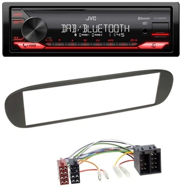 JVC Bluetooth USB DAB MP3 Autoradio für Fiat Barchetta (ab 1995) - Bild 1 von 4