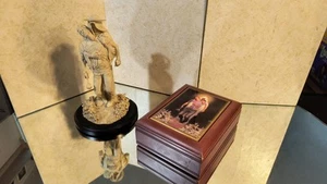 The Master Peace Collection "The Forgiven" Statue/Figurine & Cherry Wood Trinket - Picture 1 of 24