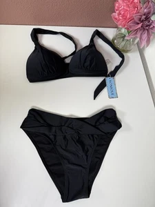 Yonique Women Two Piece Bathing Suit Push Up Bikini Halter Swimsuit Summer Sz S - Picture 1 of 10