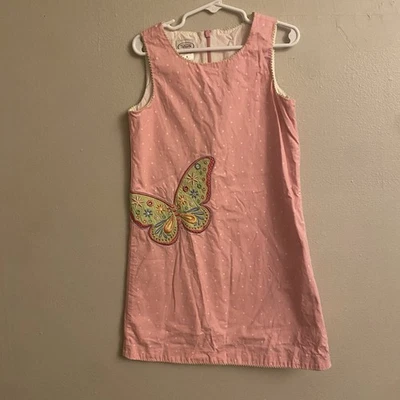 Vestido Talbot Niños Rosa Pana Material Mariposa Talla 6 Excelente Estado Foto 1 de 4