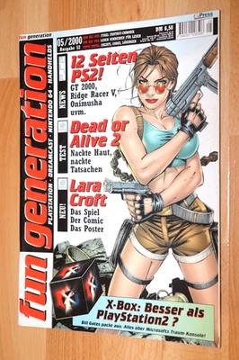 2000 Fun Generation Magazin Zeitschrift Lara Croft Dead or Alive 2 Gran Turismo - Bild 1 von 4