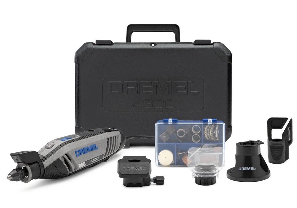 Kit de herramientas rotativas de alto rendimiento Dremel 4300 5/40 con luz LED *NUEVO* Foto 1 de 4