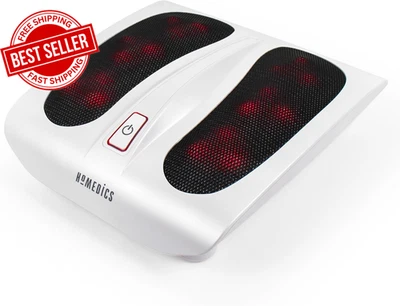 Shiatsu Foot Massager Heated Deep Kneading 6 Nodes 18 Heads Relax Feet Home