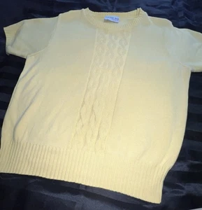 Bedford Fair Lifestyles Vintage Sweater Short Sleeve - Picture 1 of 5