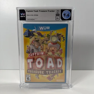Captain Toad Treasure Tracker Nintendo Wii U Sealed Graded WATA 9.6 A+ - Image 1 of 4