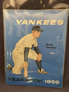 New York Yankees 1959 Baseball Yearbook Mickey Mantle Berra Ford MLB NY Rare - Picture 1 of 9