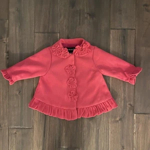 Isobella & Chloe Hot Pink Baby Wintermantel 9 Monate - Bild 1 von 5