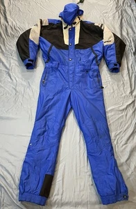 Vtg Obermeyer Ski Suit Men One Piece Snowsuit Omni Snow Bib Retro 80s 90s XL - Picture 1 of 9