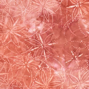 Timeless Treasures Posey Batik, Tonga B6924 Cranberry - 20" - Picture 1 of 2