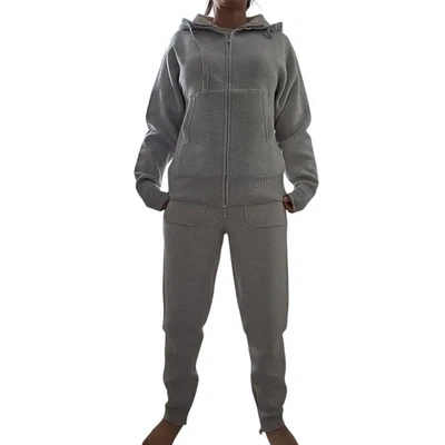 Conjunto de sudadera con capucha y jogger Rumere Classe para mujer talla 36 (XS/S) usado beige claro  Foto 1 de 4