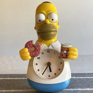 The Simpsons Homer Simpson 3-D Motion Wall Clock Looking Eyes - Picture 1 of 21