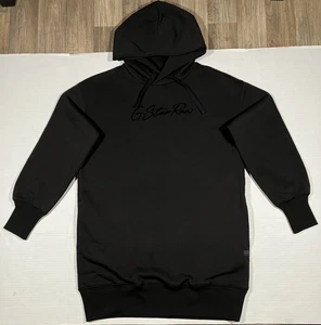 G-Star RAW Hoodie Kleid Damen Small Flock HDD SW Pullover Long Ashor Sweatshirt - Bild 1 von 17