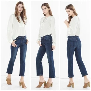 Express High Rise Bell Bell Crop Jeans 2 - Bild 1 von 4