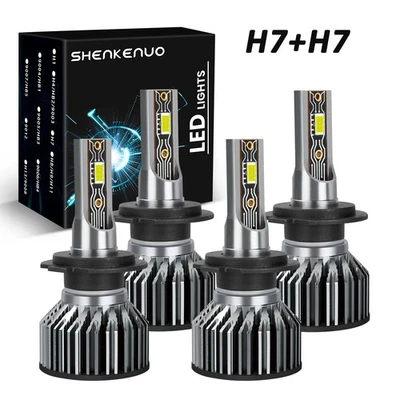 Combo faros LED H7+H7 6000K alto/bajo para Mercedes Benz GL350 GL450 GL550 Foto 1 de 4