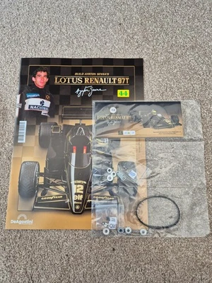1/8 DEAGOSTINI COSTRUIRE IL 1985 LOTUS RENAULT 97T AYRTON SENNA F1 AUTO PROBLEMA - Immagine 1 di 3