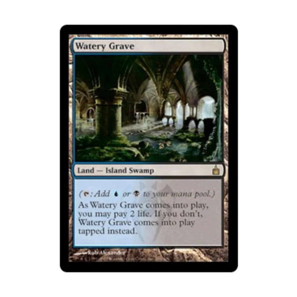 WOTC MtG Ravnica Watery Grave (R) EX - Image 1 of 1