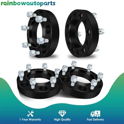 4PC 1.25" Hubcentric 6x5.5 Wheel Spacers for Toyota Tacoma Tundra 4Runner Lexus - Image 1 of 4