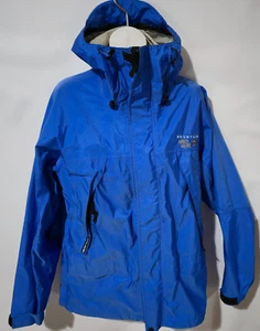 Cortavientos Mountain Hard Wear Gore-Tex Paclite con Capucha Azul Real Talla Pequeña - Imagen 1 de 9