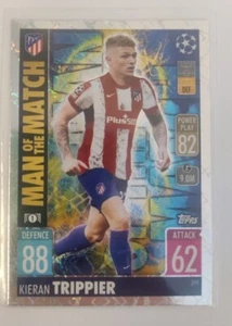 2021-22 Topps Match Attax UEFA Champions League Kieran Trippier #399 Man of the - Zdjęcie 1 z 1
