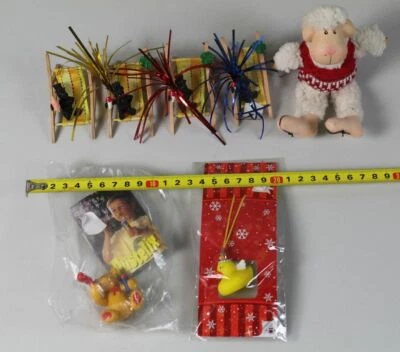 7x Figuren aus Geschäftsauflös. - Schornsteinfeger+ Pustefix+Schaf+Ente (1) /343 - Bild 1 von 4