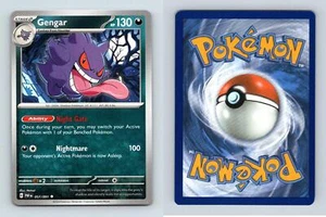 Gengar #57/91 Scarlet & Violet Paldean Fates Uncommon Pokemon 2024 TCG Card - Picture 1 of 1