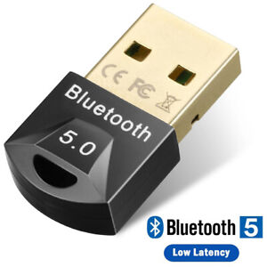 USB Mini Bluetooth 5.0 EDR Dongle Receiver Wireless Audio Stereo Adapter For PC