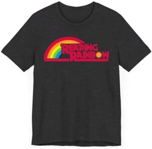 Reading Rainbow Shirt Teacher Appreciation, Retro Rainbow School Book Lover Gift - Picture 1 of 13