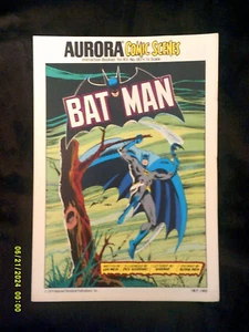 Aurora Comic Scenes Batman Model Kit Instructions. 1974 model - Picture 1 of 2