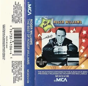 The Best of Roger Williams by Roger Williams (Piano) (Cassette 1987 MCA) USED VG - Picture 1 of 1