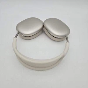 Apple AirPods Max Wireless Over-Ear Headphones Starlight A3184 - Zdjęcie 1 z 6