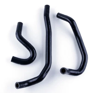 For 1986-1992 Toyota Supra MA70 JZA70  Black Radiator Silicone Heater Hose Kit - Picture 1 of 7