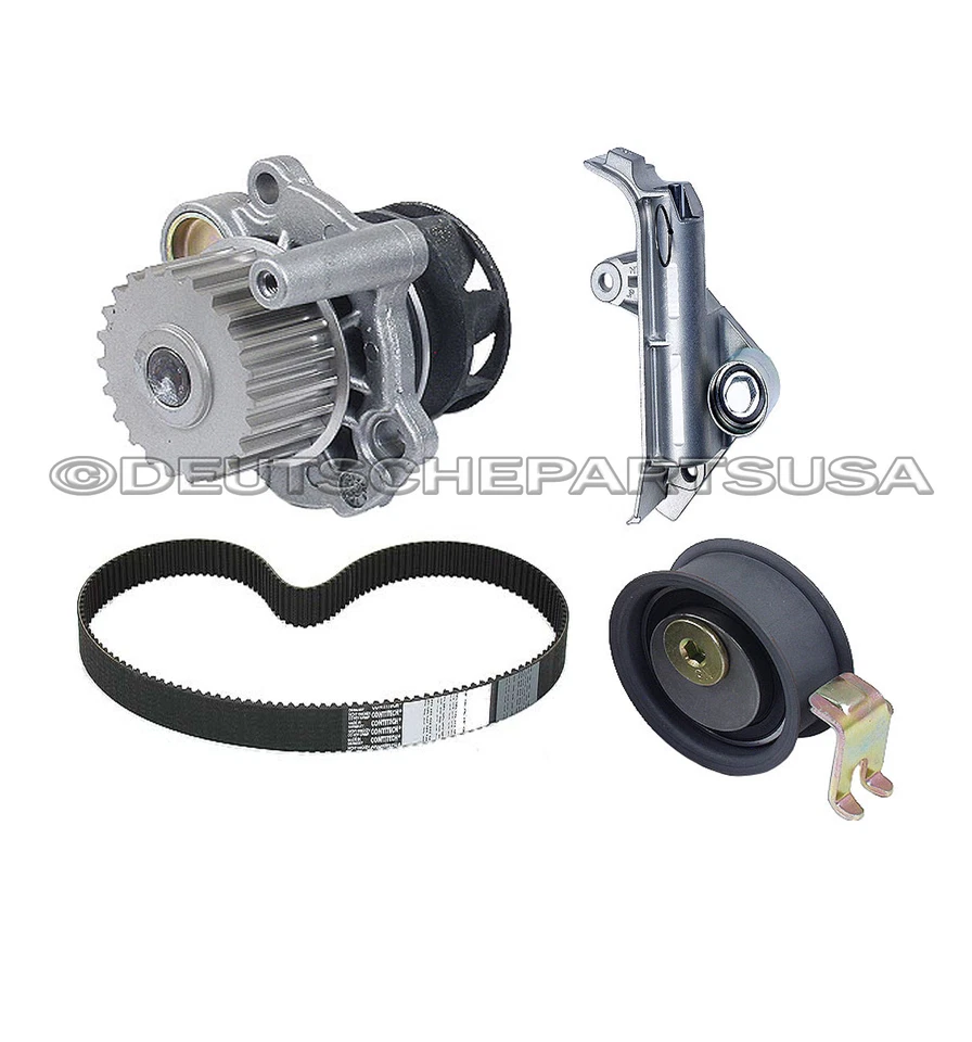 AUDI TT A4 QUATTRO 1.8 1.8T WATER PUMP TIMING BELT TENSIONER IDLER ROLLER KIT 4 - Image 1 of 1