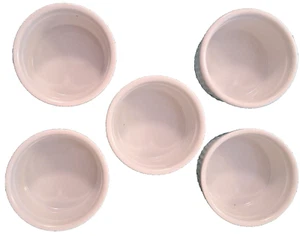 Una Porzellan von Norpro Auflaufförmchen 4 Unzen Brulee Pudding kleine Keramik Soufflè Schalen - Bild 1 von 5