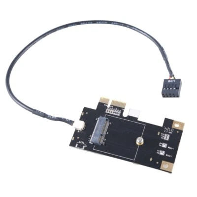 MARKENLOS WiFi Card M.2 NGFF to PCIE Networking Bluetooth-compatible Adapter for AX200